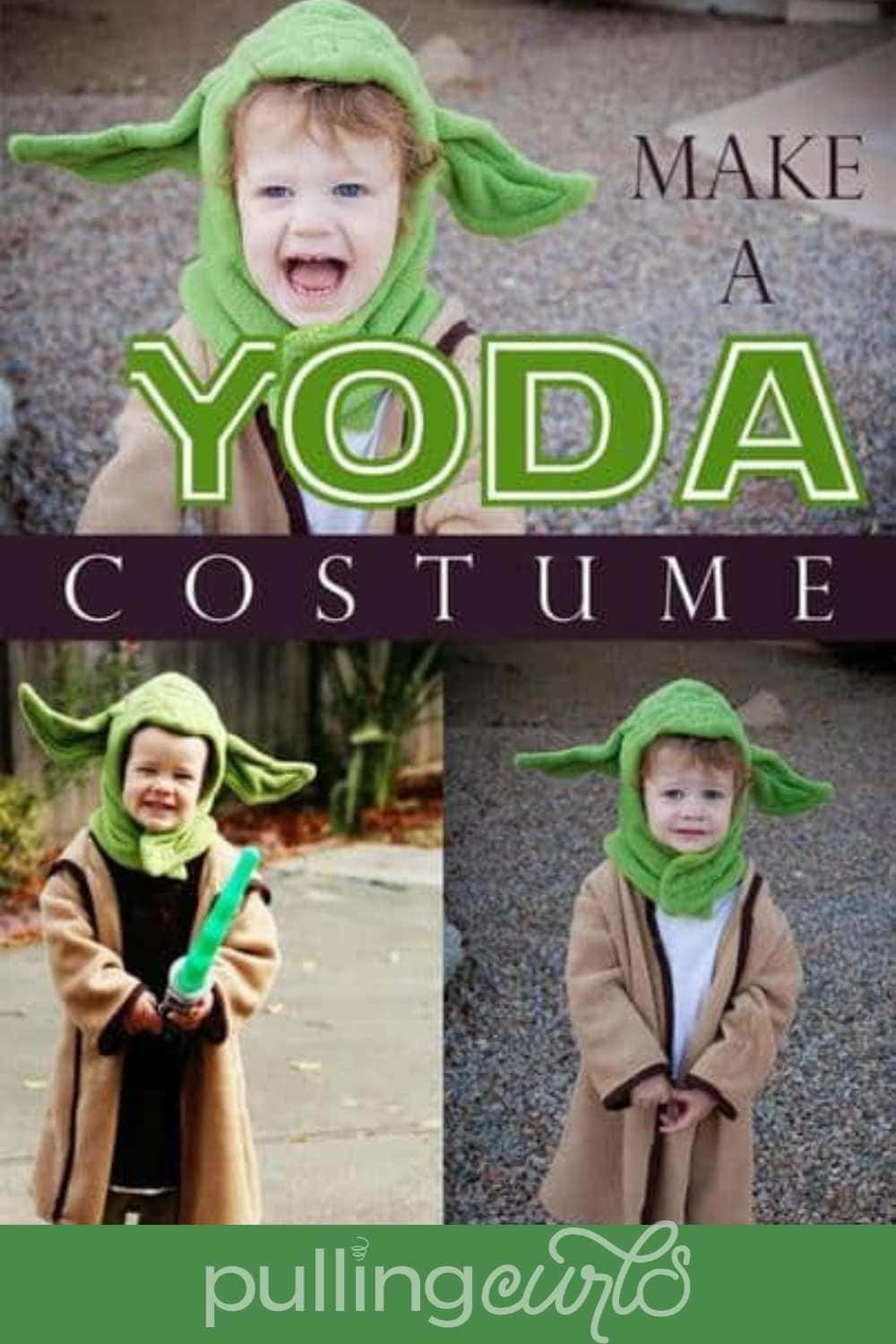 baby yoda costume  Halloween costumes kids homemade, Halloween