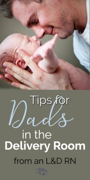 Dad with newborn