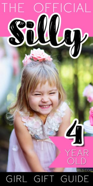 These gift ideas for your 4-year-old daughter or granddaughter will be ones she really loves! Some of these gift ideas are educational, but all are fun and something a four year old girl will love to play with for a while to come. #birthday #4yearold 4-year-old-girl gift guide