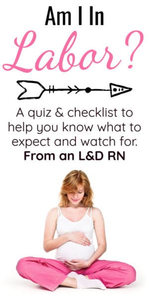 am i in labor checklist quiz pulling curls