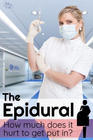 What does an epidural look like?
