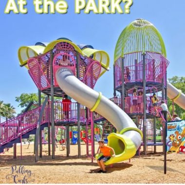 kids playing at the playground