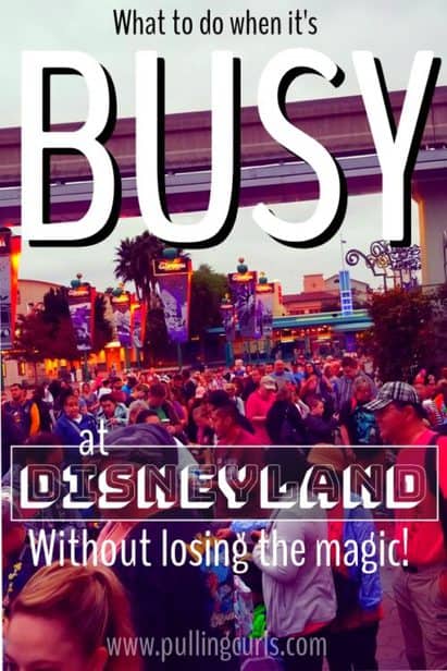 what to do on a busy day at Disneyland