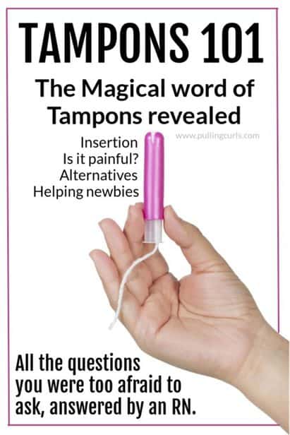 Does your tampon fill with urine? & help new users