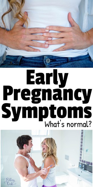 Symptoms of early pregnancy include nosebleeds, bloating, fatigue, headaches and more. Come find out from an L&D nurse what to watch for!