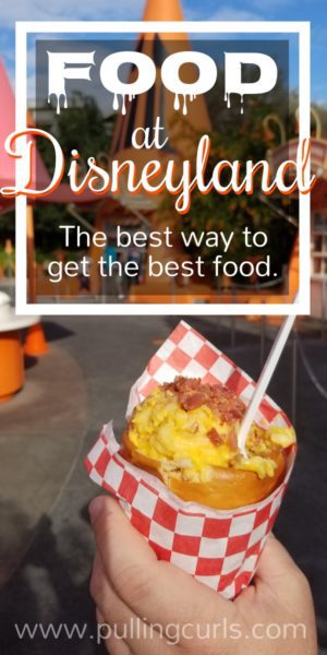 ordering food at Disneyland
