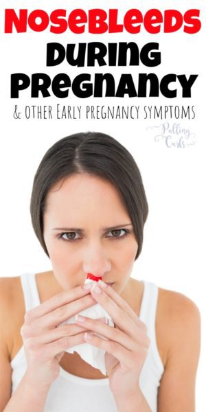 Nosebleeds in pregnancy