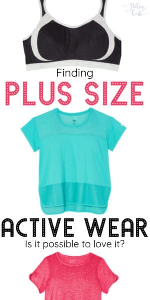 Plus size active wear