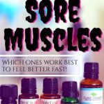 Best essential oils for sore muscles