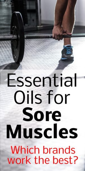 how to use essential oils for sore muscles