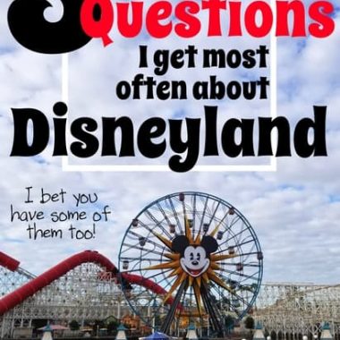 questions I get about Disneyland