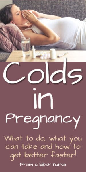ways to get rid of a cold while pregnant
