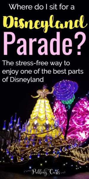 where to sit for a Disneyland parade?
