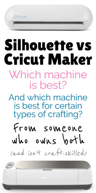 The Circut Maker and Silhouette can see very similar at first glance, but which cutting machine reigns supreme in 2019? via @pullingcurls
