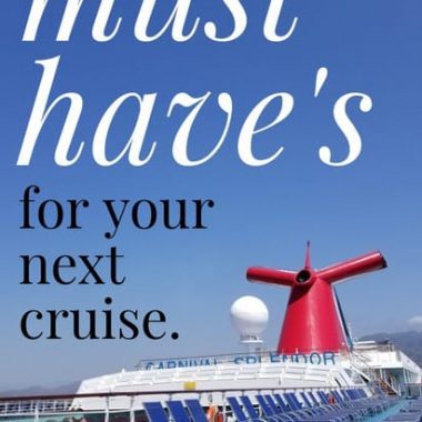 Cruise needs