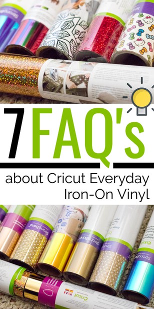 Frequently Asked Questions About Cricut Everyday Iron On Vinyl
