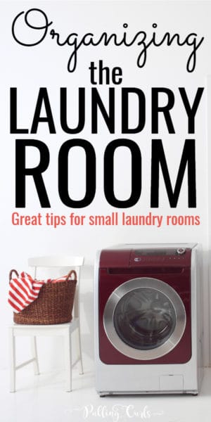 small laundry room organization tips