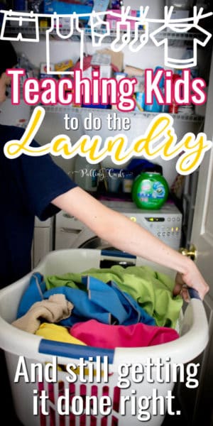teaching kids to do laundry