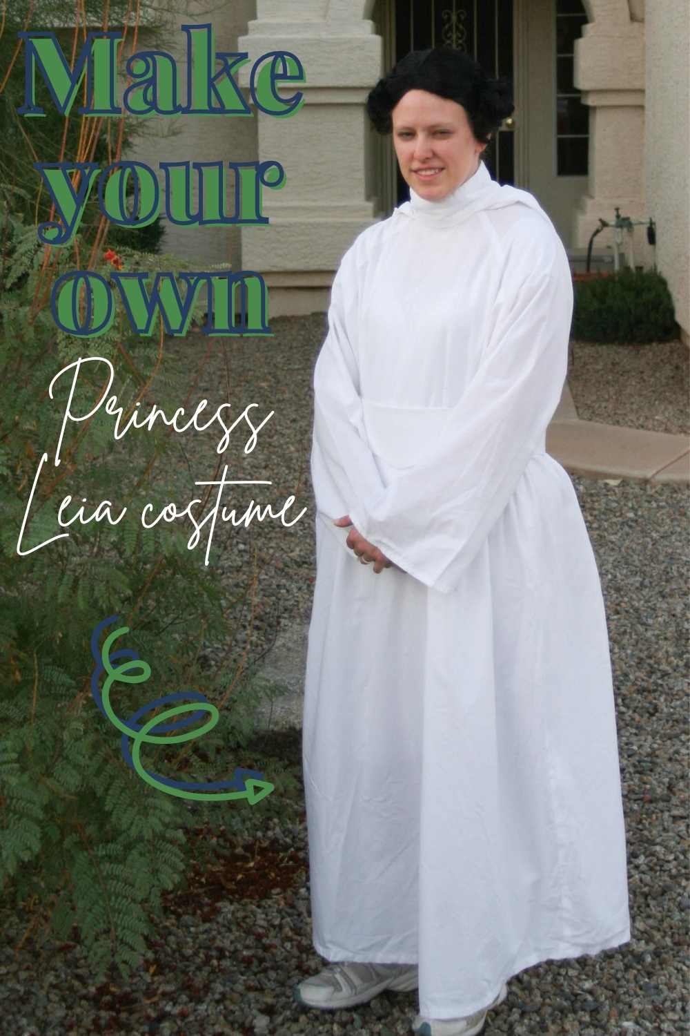 woman in princess leia costume via @pullingcurls