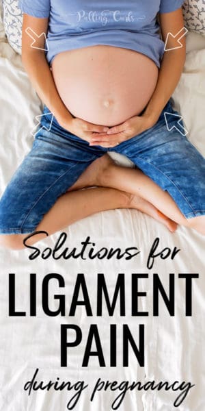 ligament pain in pregnancy