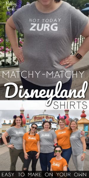 creating matching Disneyland shirts