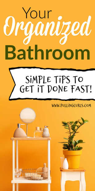 How to organize your bathroom via @pullingcurls