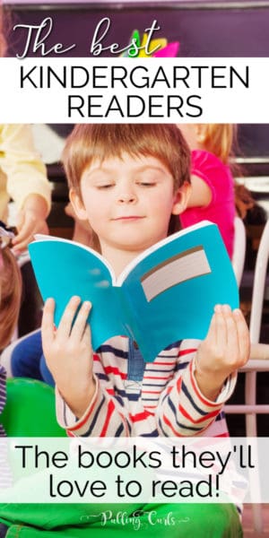 kindergartener reading