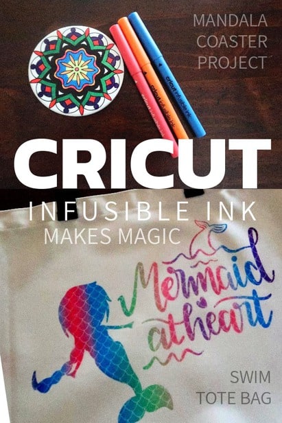 Cricut Infusible Ink Tote and Coasters
