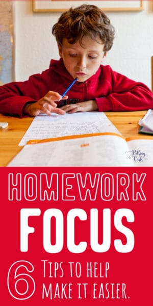 child doing homework