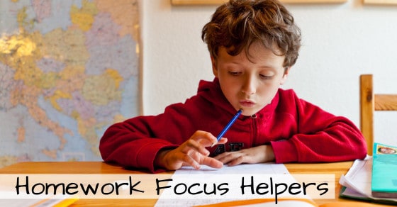 tips to focus on homework