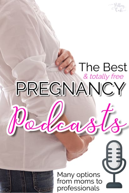 Podcasts are becoming more and more popular, but how do you find a good PREGNANCY podcast?  Today I’m going to share some of the best pregnancy podcasts, that this labor nurse thinks will be a great way to get information while you’re on the go! via @pullingcurls
