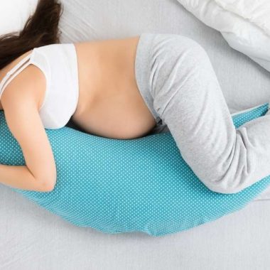 pregnant woman sleeping