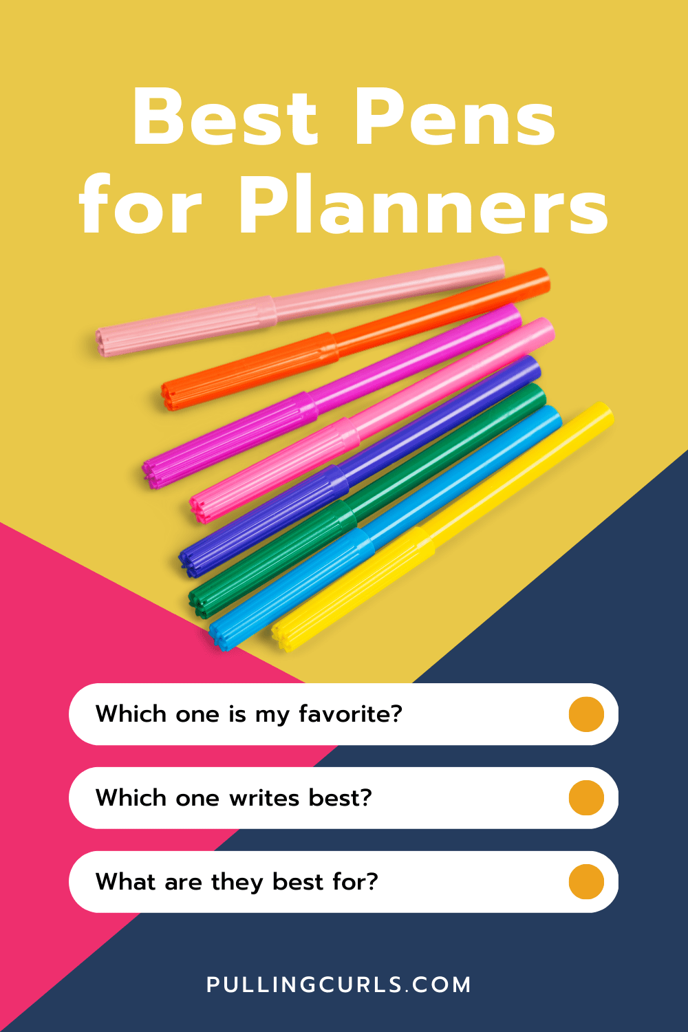 I am SUPER anal about what black pen I use in my planner -- here is my head to head battle. #blackpens #pens #planner #planning #happyplanner via @pullingcurls