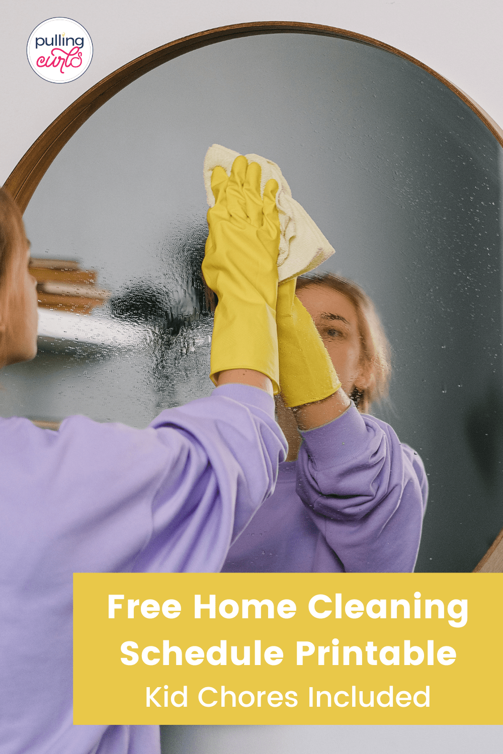 Are you looking to make a weekly cleaning schedule template? This calendar of household chores is a great stay at home mom cleaning schedule printable (great for working moms as well)-- and I even have some charts for cleaning house.  Do NOT miss this 2019 house cleaning schedule!  I think you'll find a lot of benefits -- I know I did! via @pullingcurls