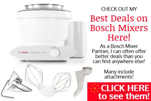 Bosch Mixer vs Kitchenaid: Why I switched to a Bosch Mixer and love it so  much!