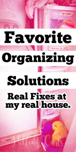 Real organizing at real houses that WORK via @pullingcurls