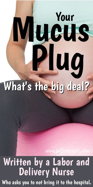 What is the big deal about the mucus plug?  What HAPPENS after you lose your mucus plug? via @pullingcurls