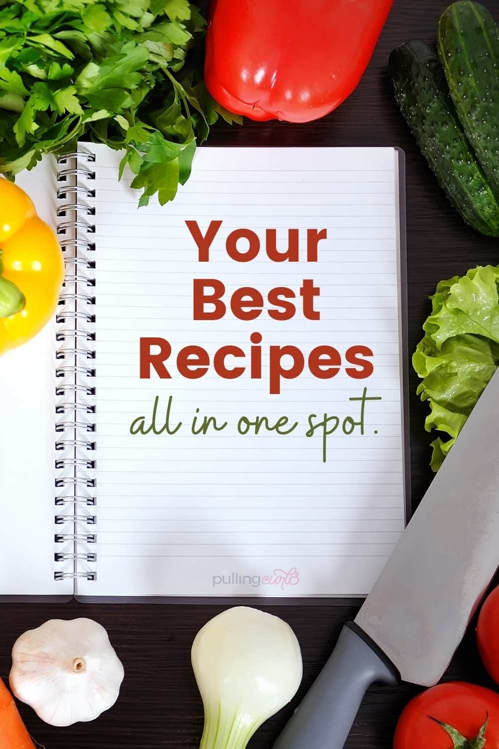 Organize your FAVORITE recipes into one spot for easy dinner! via @pullingcurls