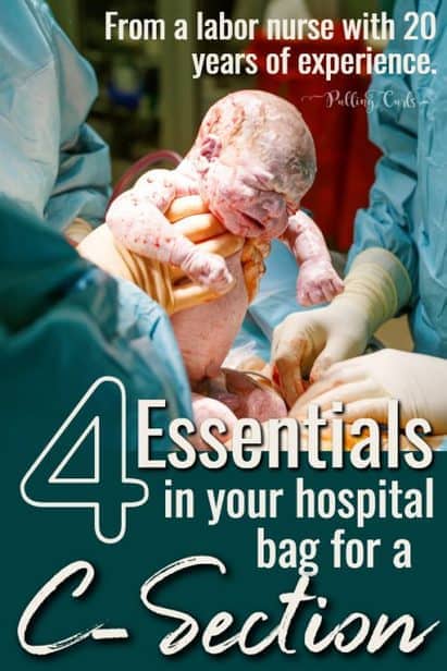 What to Pack in a C-Section Hospital Bag: 4 things you'll want from an L&D  RN.