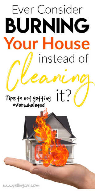 Keeping a house can be OVERWHELMING. Especially when you have small children. Today we're talking about what to do when you get that sinking feeling that you just don't know HOW it's going to all get done! #cleaning #organizing #organize #clean via @pullingcurls