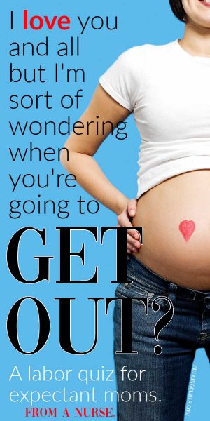 When Will I Go Into Labor Quiz: The signs for this labor predictor