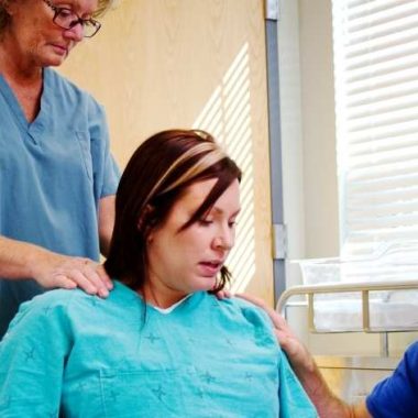 couple in the labor room