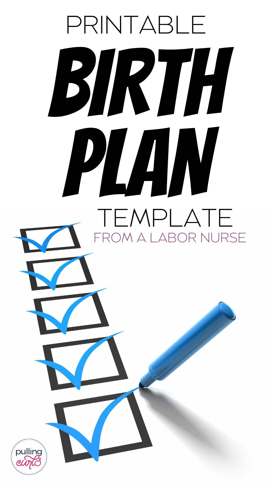 This printable fill-in-the-blank birth plan template will help you communicate with the medical team what support you would like. It is a good idea to avoid misunderstanding by spelling out in advance your customized birth plan. Your doctor, midwife, nurse, doula birthing center or hospital will really appreciate it! via @pullingcurls
