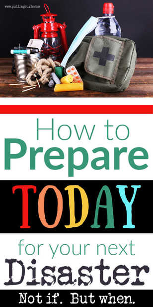 What can I prepare in advance for the next disaster -- earthquake, fire, tornado, hurricane. via @pullingcurls