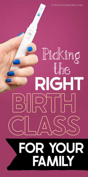 How do you pick the right birth class for what YOU need before your baby is born. #pregnancy #pregnant #laboranddelivery via @pullingcurls