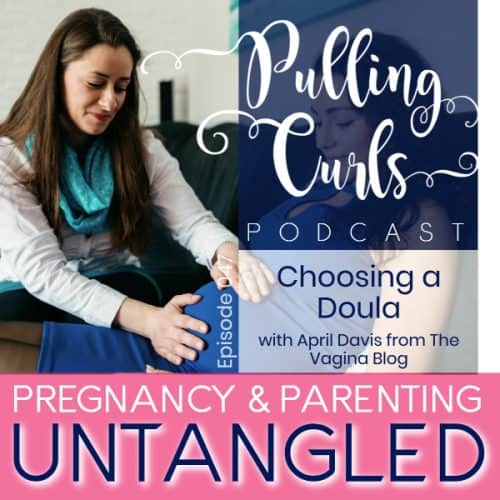 pregnant woman and doula