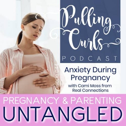 anxious pregnant woman