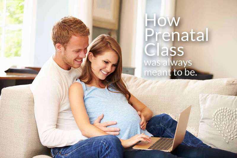 The Online Prenatal Class For Couples ~ Get prepared for birth.