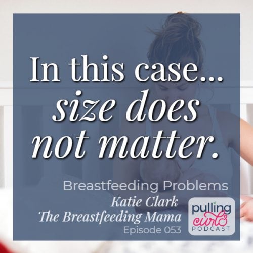 size doesn't matter when it comes to breastfeeding