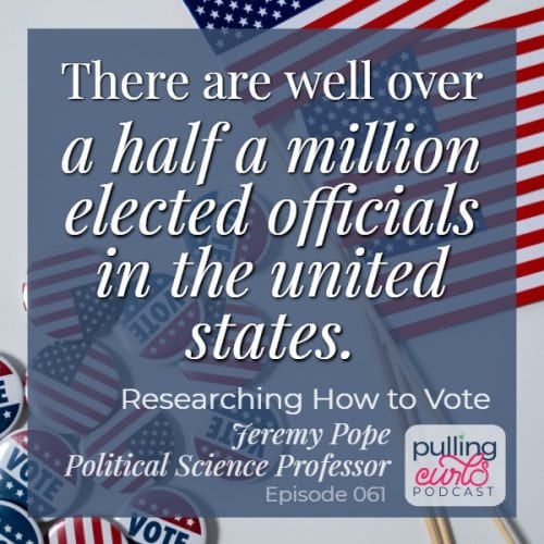 there are well over a half a million elected officials in the US.